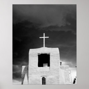 Poster Croix sur l'église la plus ancienne, San Miguel, S