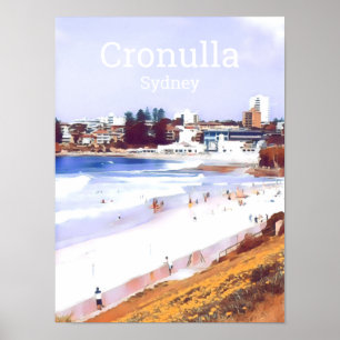 Poster Cronulla Sydney beachside