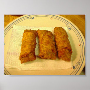 Poster Croquettes chinoises thaïlandaises de poulet