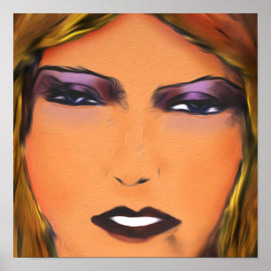 Poster Croquis de femme Sully