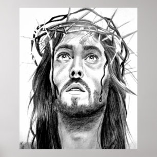 Poster Croquis de Jésus