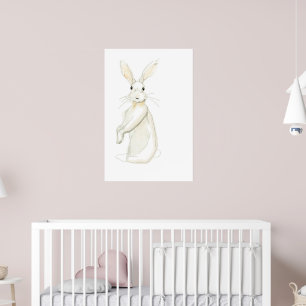 Poster Croquis de Lapin Sauvage