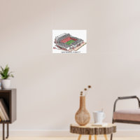 Croquis du stade Anfield du Liverpool FC
