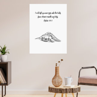 Poster Croquis noir et blanc sur devise