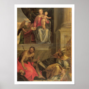 Poster Croquis pour le Retable Bevilacqua