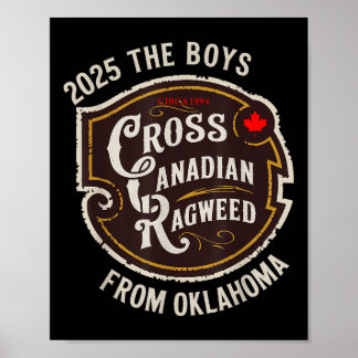 Poster Cross Canadian Ragweed The Boys From Oklahoma Conc