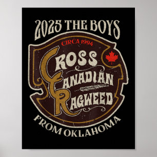 Poster Cross Canadian Ragweed The Boys From Oklahoma Conc
