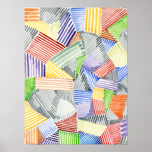 Poster Crosshatch Quilt I (Devant)