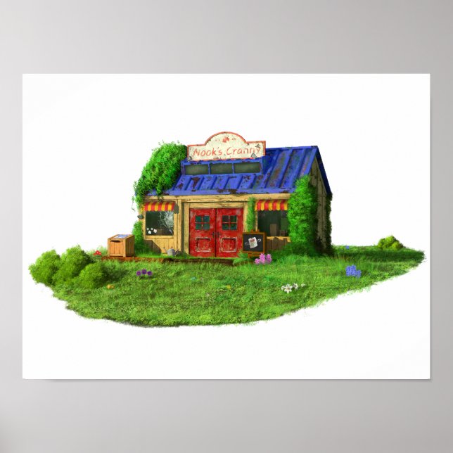 Poster Crossing animal - La nourrice de Nook abandonnée (Devant)