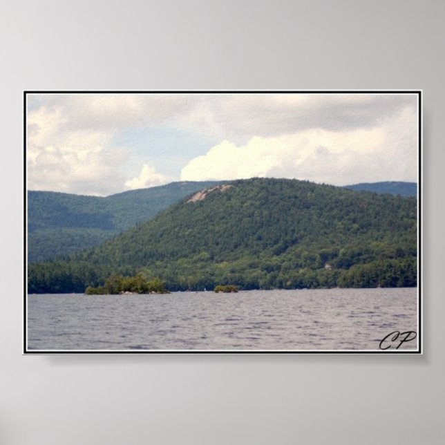 Poster Crotale et lac Squam Photographie (Devant)