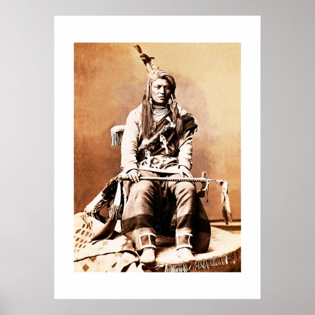 Poster Crow Indian 1880 (Devant)