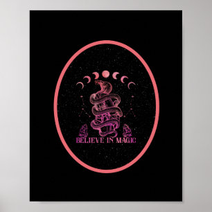 Poster Croyez En L'Art Céleste Magique Du Wiccan