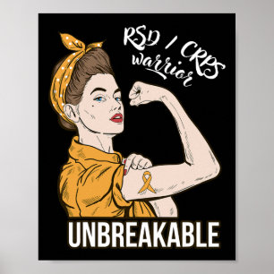 Poster Crps Rsd Crps de sensibilisation Crps Guerrier inc