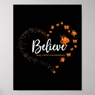 Poster Crps Rsd Sensibilisation Papillon Croire