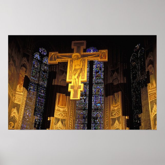 Poster Crucifix au-dessus du Haut-autel à Père Noël (Devant)