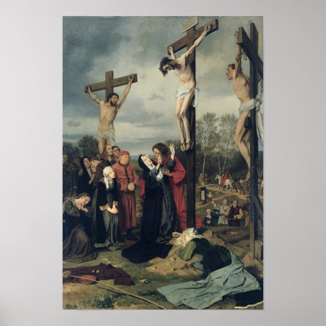 Poster Crucifixion, 1873 (Devant)