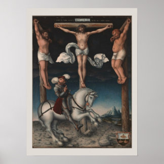 Poster Crucifixion avec Centurion converti