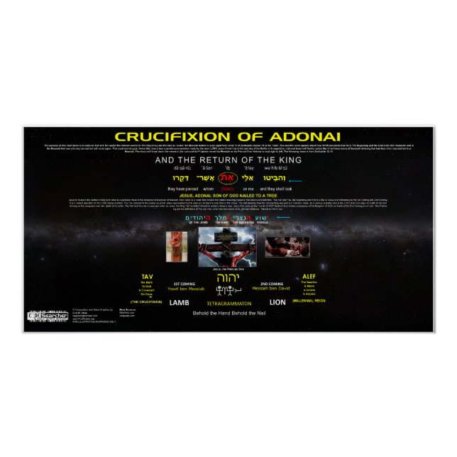 Poster Crucifixion d'Adonai (Devant)