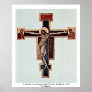 Poster Crucifixion De Père Noël Croce Dans L'État De Flor
