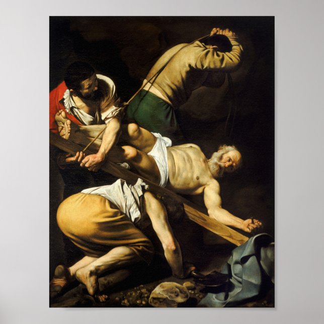 Poster Crucifixion de Saint Pierre (Devant)