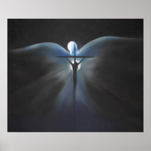 Poster Crucifixion du Christ avec l'Esprit Saint Imprimer