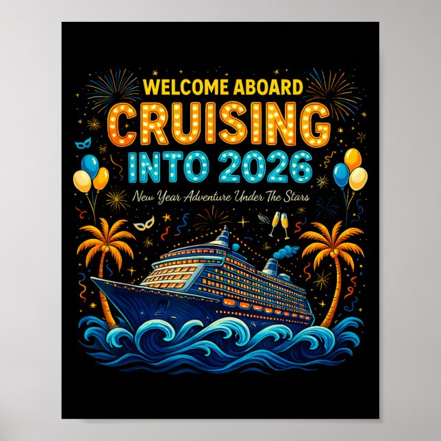 Poster Cruising Into 2026 Trocal New Year Celebration  (Devant)