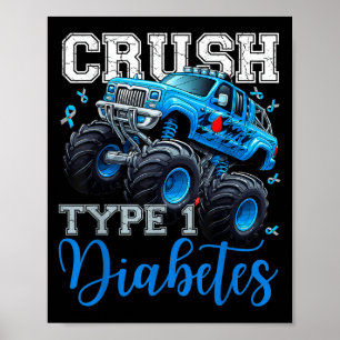 Poster Cruype 1 Connaissance du diabète Guerrier Monster