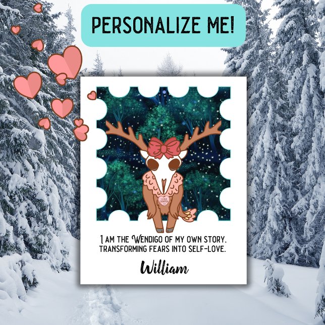 Poster Cryptid Wendigo Motivationnel (Créateur téléchargé)