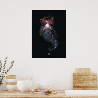 Poster CRYSTAL JELLYFISH par Alexandra Dikaia