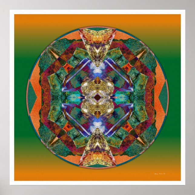Poster Crystal Mandala 5 (Devant)