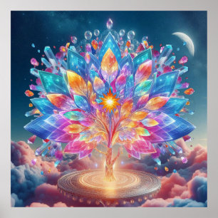 Poster Crystal Tree
