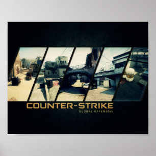 POSTER CSGO MAPS HQ
