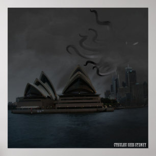 Poster Cthulhu Dans L'Affiche De Sydney