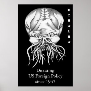 Poster Cthulhu : Dicter la politique étrangère américaine