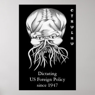 Poster Cthulhu : Dicter la politique étrangère américaine