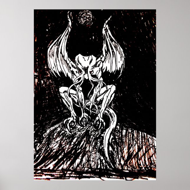 Poster Cthulu (Devant)