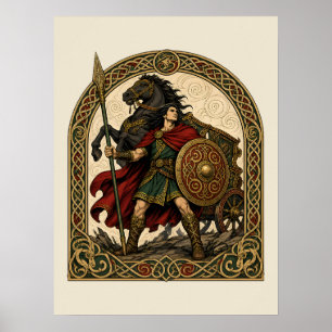 Poster Cu Chulainn, Chien d'Ulster