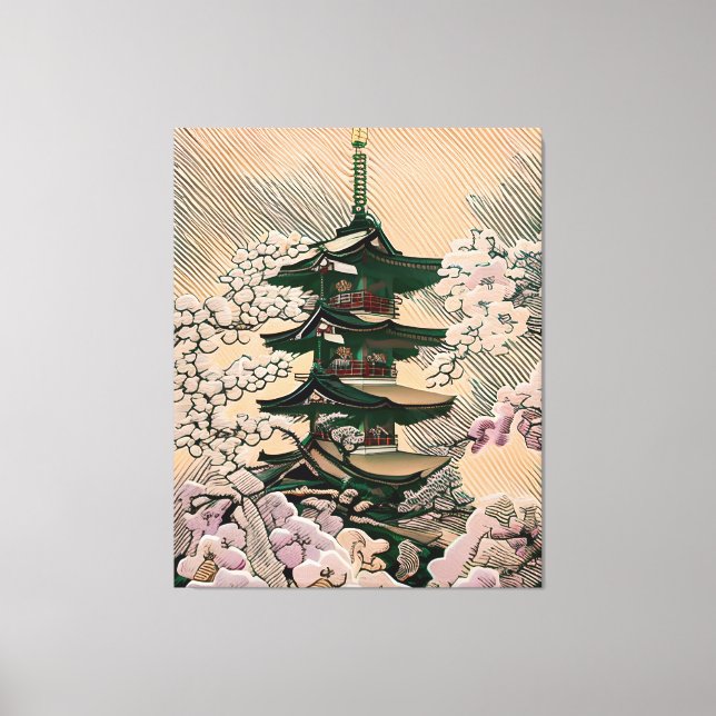 Póster Cuadro Hokan Ji Japón Leinwanddruck (Vorderseite)
