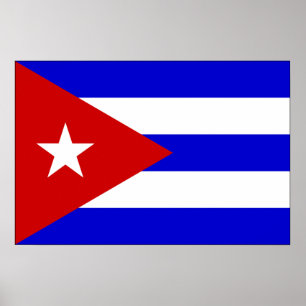 Poster Cuba Flag