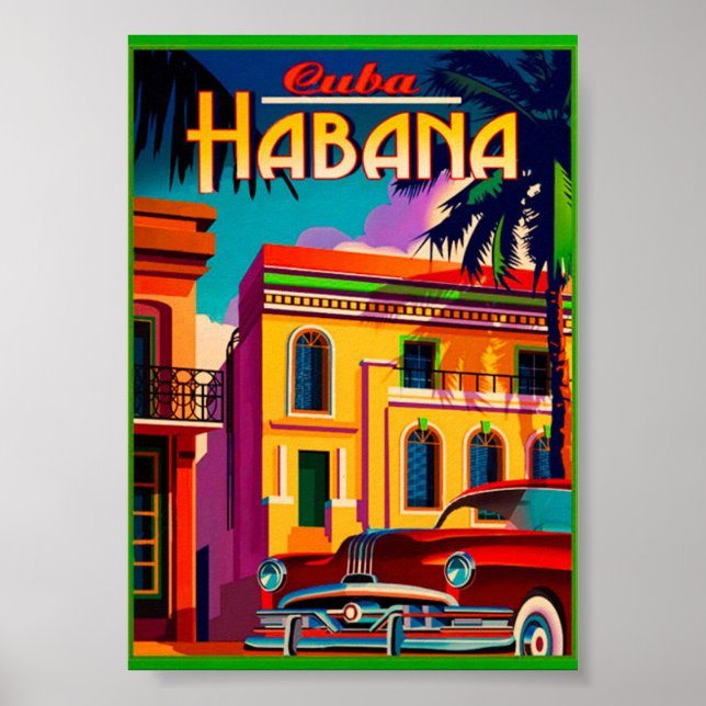 Poster Cuba Habana (Devant)