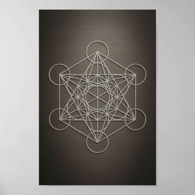 Poster Cube de Metatron Pewing & Grey (Devant)