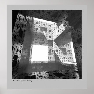Poster Cube fractal