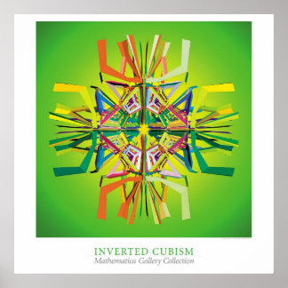 Poster Cubisme inversé