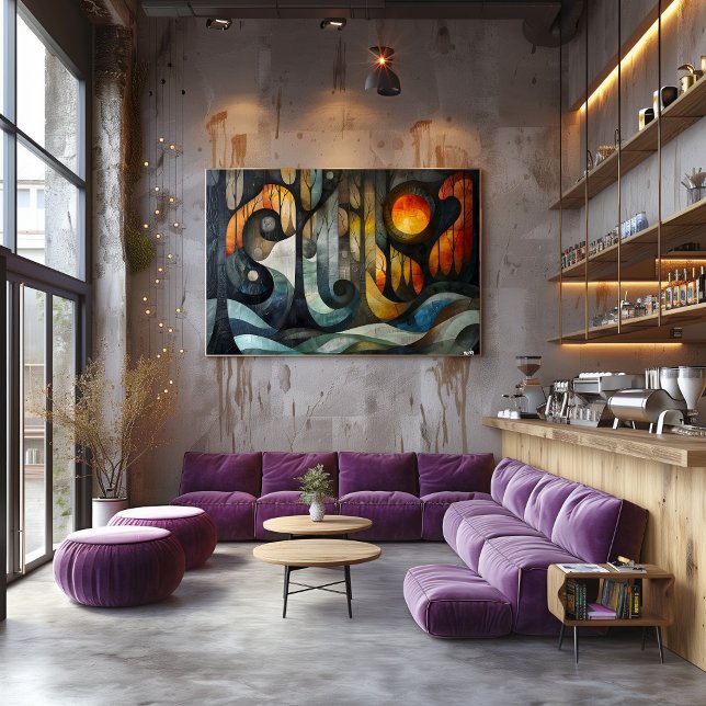 Poster Cubismo: Bosque Enigmático (Créateur téléchargé)