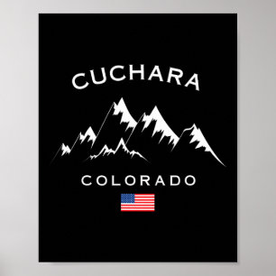 Poster Cuchara Colorado Station de ski Montagnes Rocheuse