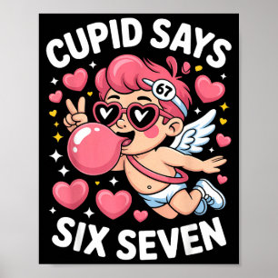 Poster Cud dit 67 Six Sept Mème Bubble Gum Saint-Valentin