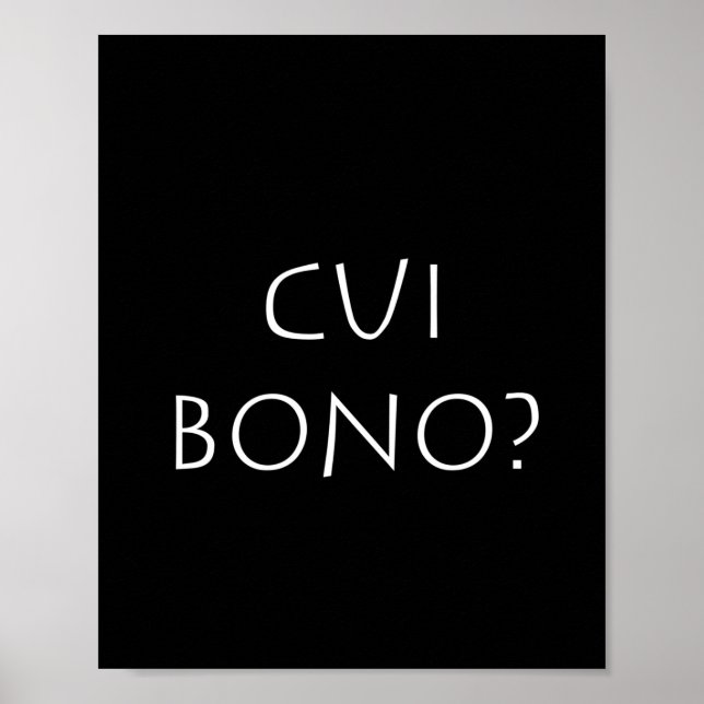 Poster Cui bono (Devant)