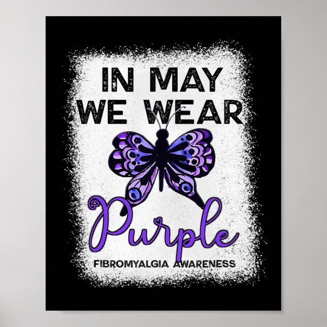 Poster Cuillère De Sensibilisation Fibro En Mai Nous Port (Devant)