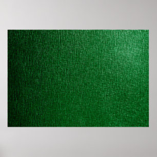 Poster Cuir avec motif abstrait en vert. Abst