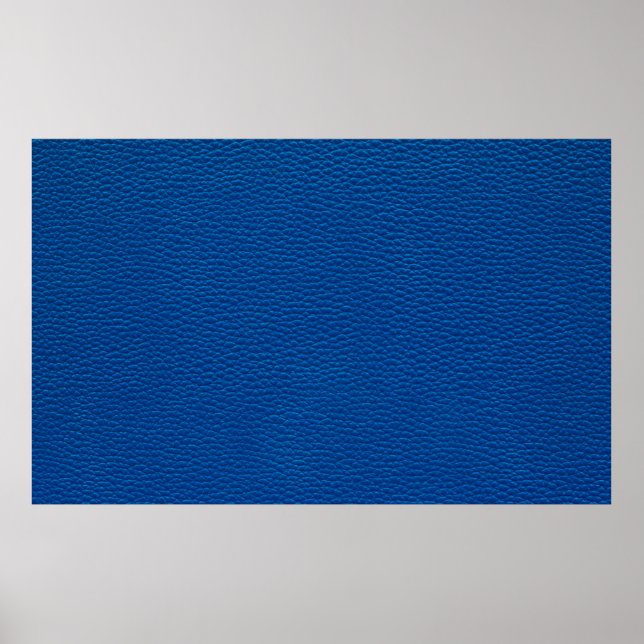 Poster cuir bleu texture fond cuir, bleu, texour (Devant)